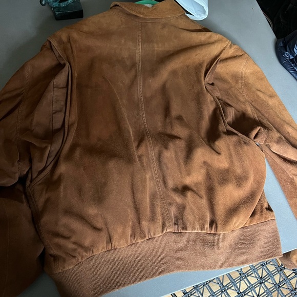 Vintage Ralph Lauren suede bomber jacket size 10 - Picture 4 of 4